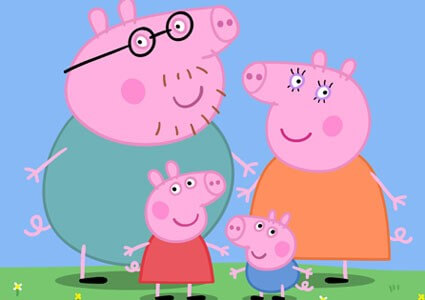 Arriva Peppa Pig in Inglese